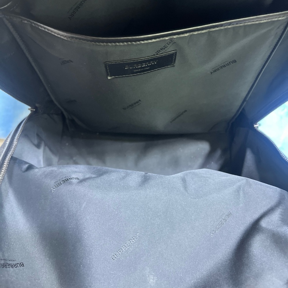 Burberry Checkered Black Backpack - image 3